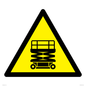 WV17054: Warning Scissor Lift Symbol