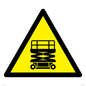WV17054: Warning Scissor Lift Symbol