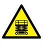 WV17054: Warning Scissor Lift Symbol
