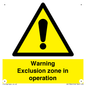 WV17062: Warning Exclusion zone in operation