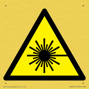 WV23: laser hazard warning symbol only