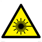 WV23: laser hazard warning symbol only