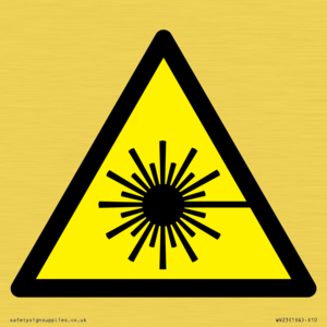 WV23: laser hazard warning symbol only