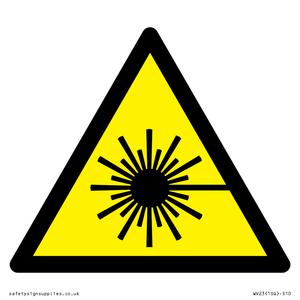 WV23: laser hazard warning symbol only