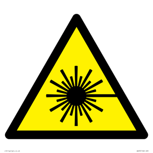 WV23: laser hazard warning symbol only