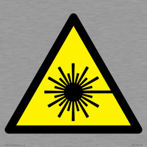 WV23: laser hazard warning symbol only