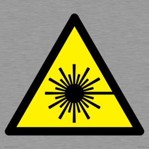 WV23: laser hazard warning symbol only