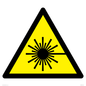 WV23: laser hazard warning symbol only