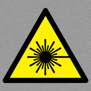 WV23: laser hazard warning symbol only