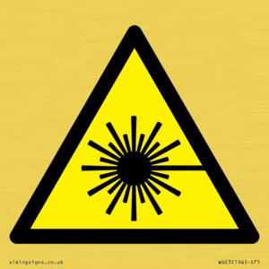 WV23: laser hazard warning symbol only