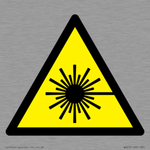 WV23: laser hazard warning symbol only