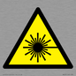 WV23: laser hazard warning symbol only