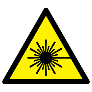 WV23: laser hazard warning symbol only