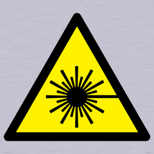 WV23: laser hazard warning symbol only