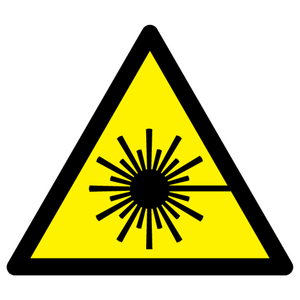 WV23: laser hazard warning symbol only