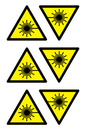 WV23: laser hazard warning symbol only