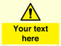 WV3001: Custom warning safety sign