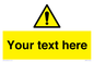 WV3001: Custom warning safety sign