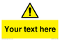 WV3001: Custom warning safety sign