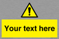 WV3001: Custom warning safety sign