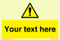 WV3001: Custom warning safety sign