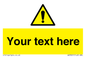 WV3001: Custom warning safety sign