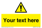 WV3001: Custom warning safety sign