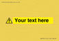 WV3001: Custom warning safety sign