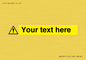 WV3001: Custom warning safety sign