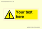 WV3001: Custom warning safety sign