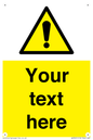 WV3001: Custom warning safety sign