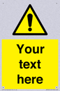 WV3001: Custom warning safety sign