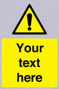 WV3001: Custom warning safety sign