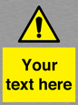 WV3001: Custom warning safety sign