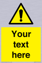 WV3001: Custom warning safety sign