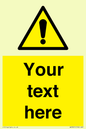 WV3001: Custom warning safety sign