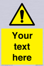 WV3001: Custom warning safety sign