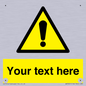 WV3001: Custom warning safety sign