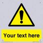 WV3001: Custom warning safety sign