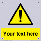 WV3001: Custom warning safety sign