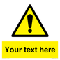WV3001: Custom warning safety sign