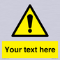 WV3001: Custom warning safety sign