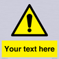 WV3001: Custom warning safety sign