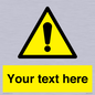 WV3001: Custom warning safety sign