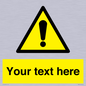 WV3001: Custom warning safety sign