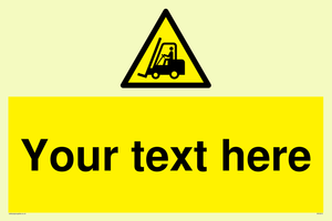 WV3015: Custom Forklift Truck Warning