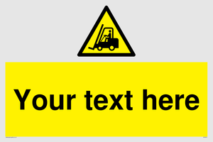 WV3015: Custom Forklift Truck Warning
