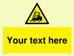 WV3015: Custom Forklift Truck Warning