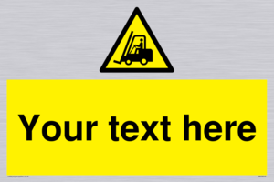 WV3015: Custom Forklift Truck Warning