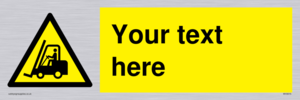 WV3015: Custom Forklift Truck Warning